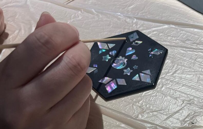 漆塗師から学ぶ<br>螺鈿コースターの研ぎ出し体験 イメージ